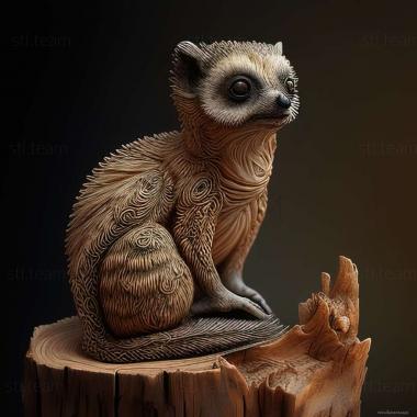 3D model Lepilemur hollandorum (STL)